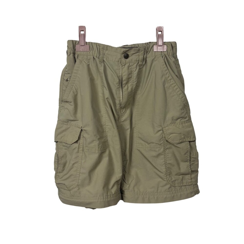 REI Women's S Tan Cargo Hiking Camping Shorts Size 30 Nylon Quick Dry